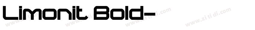 Limonit Bold字体转换